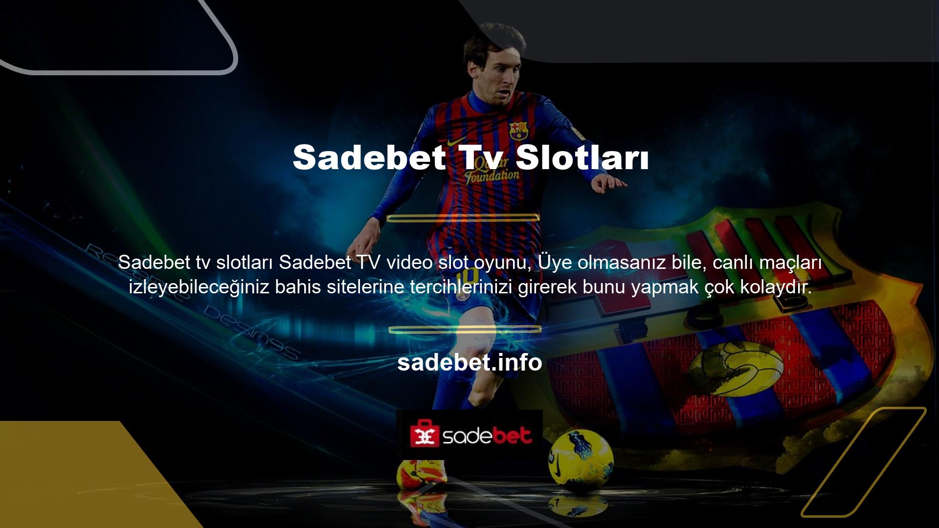 Bu noktada, Sadebet TV video slot oyununun adımlarını izlemek için aşağıdaki adımları uygulayabilirsiniz
